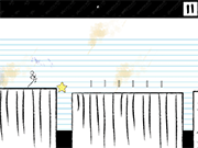 Stickman学校跑步