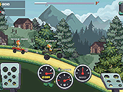 爬山像素汽车