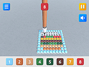 珠子颜色绘画3D