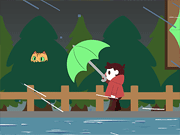 在雨中漫步