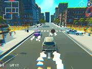 2球员3D城市赛车手