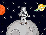 Stickman在太空中