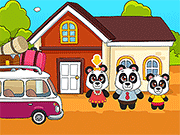 孩子们露营