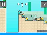 Noob vs Pro：Sand Island