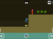 红色和蓝色：Stickman Huggy