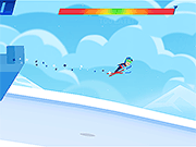 滑雪跳跃挑战