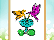 花朵花着色