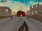 Road Chase射手：逼真的枪支