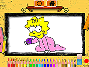 BTS Simpsons着色书