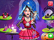 Vampira Spooky发型挑战