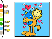 加菲猫：着色书