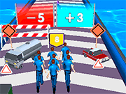 警察运行3D