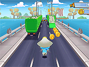 蓝蘑菇猫跑